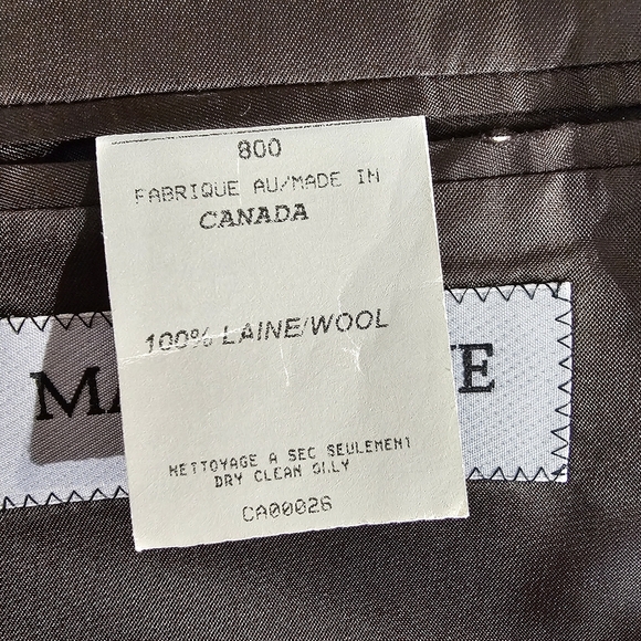 Maranzone by SFI Laime Wool Multi Colored Tweed Sports Coat Size 42L - Picture 5 of 16